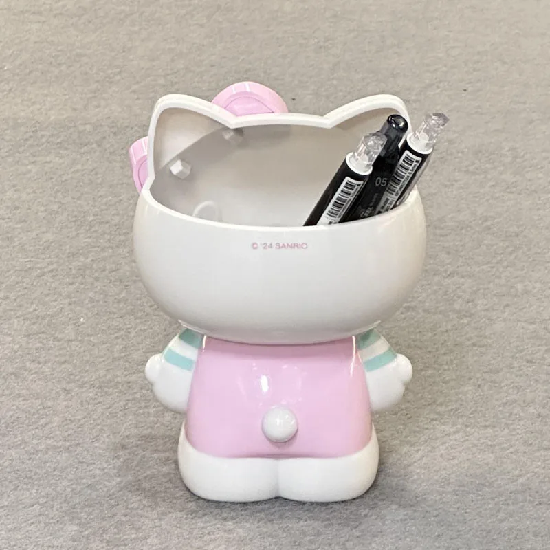 ハローキティ化粧ブラシオーガナイザーデスクトップ装飾玩具フィギュアアニメーション派生文具収納容器ギフト