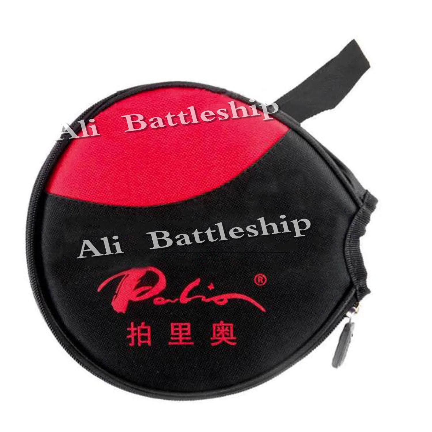 Table Tennis Racket Bag Portable Thick Round Protective Ping Pong Bat Case