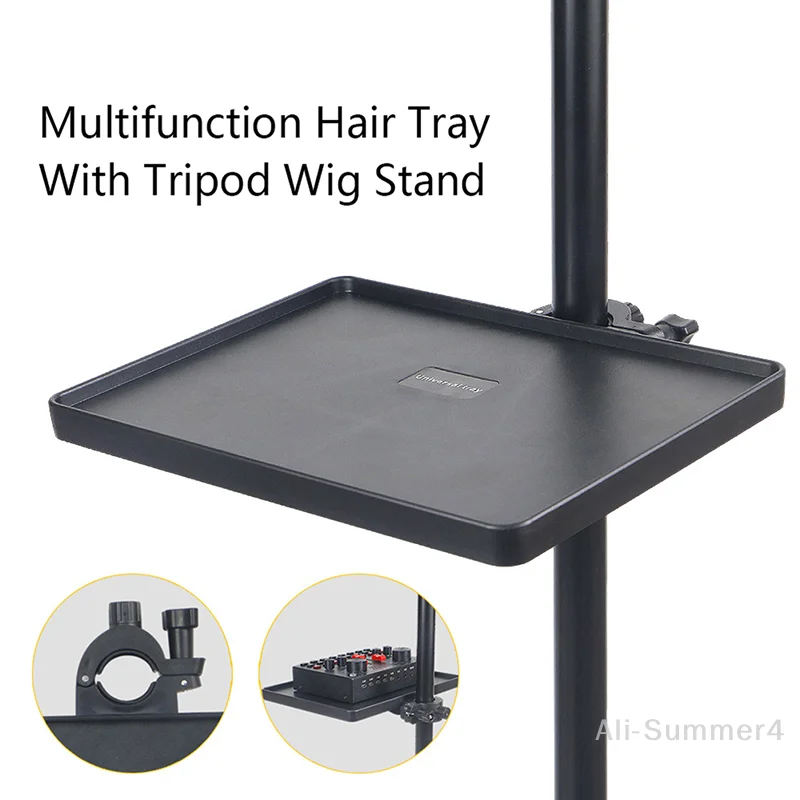 

Multifunction Hair Tray For Use With Tripod Wig Stand Easy To Use Hair Wig Tools Place Crochet Hair Clip Scissors Comb