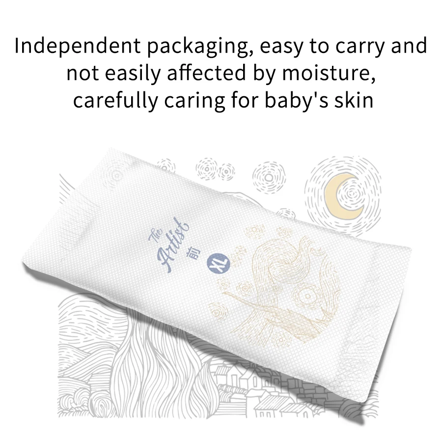 Lezhi Artist Disposable Baby Training Pants, Single Piece Independent Non woven Packaging, Convenient to Carry