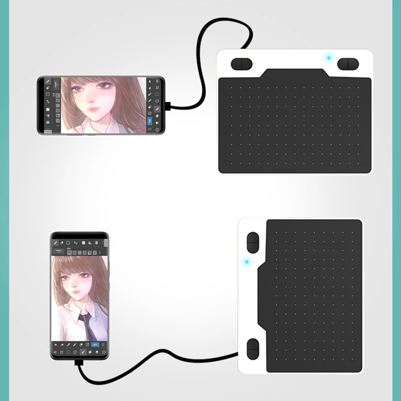T503 prancheta digital, pode ser conectado à mão do telefone celular, pintura do computador, quadro branco durável, 10 luas
