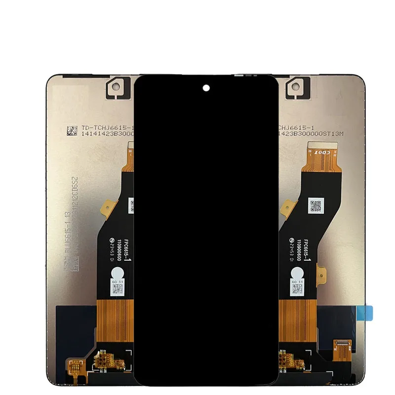 Screen Display and Touch Screen Glass Panel Assembly, Tecno Spark 20, KJ5, KJ5N, KJ5N, Complete Replacement Parts