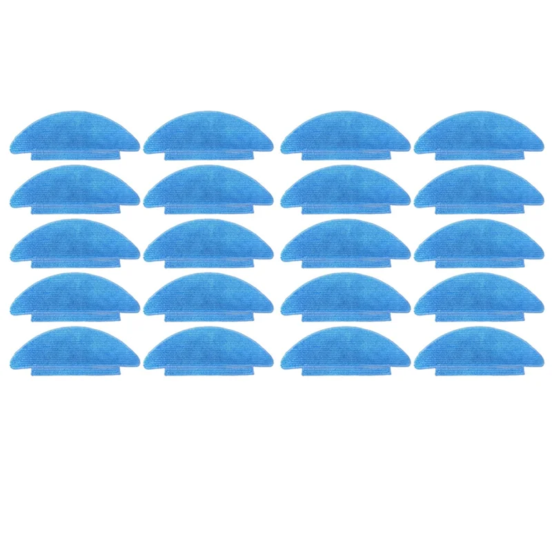 Stabil: 20 Stück, passend für Conga 7490 Eternal Genesis X-Treme Home Genesis X-Treme Mopptuch, Roboterstaubsauger, Ersatzzubehör