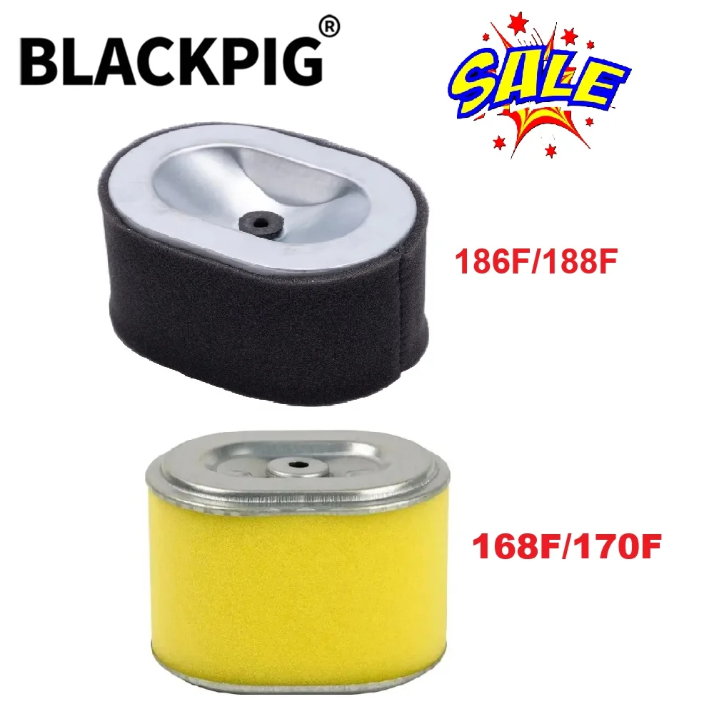 168F 170F 186F 188F Diesel Engine Air Filter Element For 3KW 5KW GX160 GX390 Air-cooled Generator Air Filters
