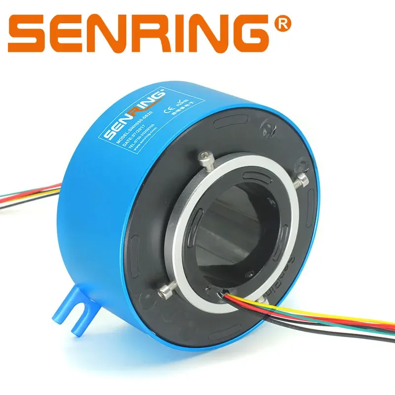 6/12/18/24 Wires Power Slip Ring  ,ID50 mm OD 119mm, Hollow Shaft Slip Rings