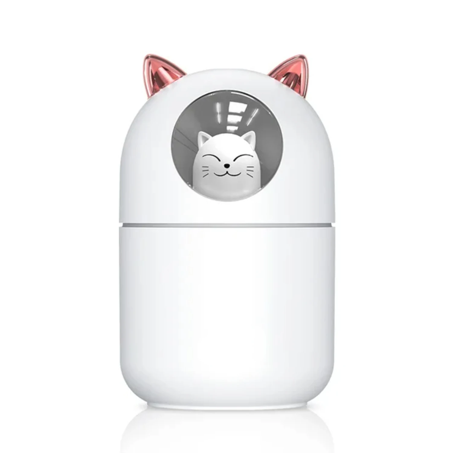 300ML Air Humidifier Cute Cartoon Cat  Diffuser With Night Light USB Aromatherapy Air Purifier Mist Maker   Office