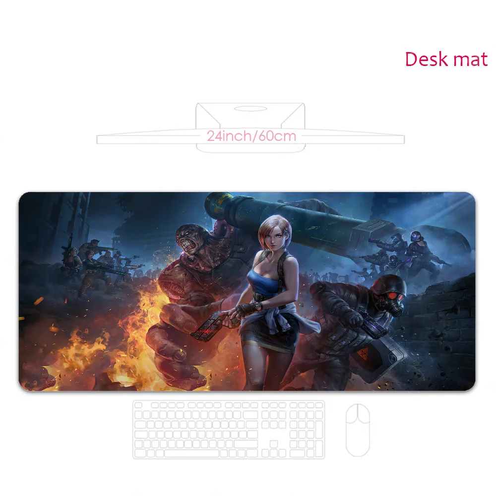 R-resident E-evil Game Mousepad Mouse Mat Desk Mat Large Gaming Accessories Prime Gaming XXL Keyboard Pad