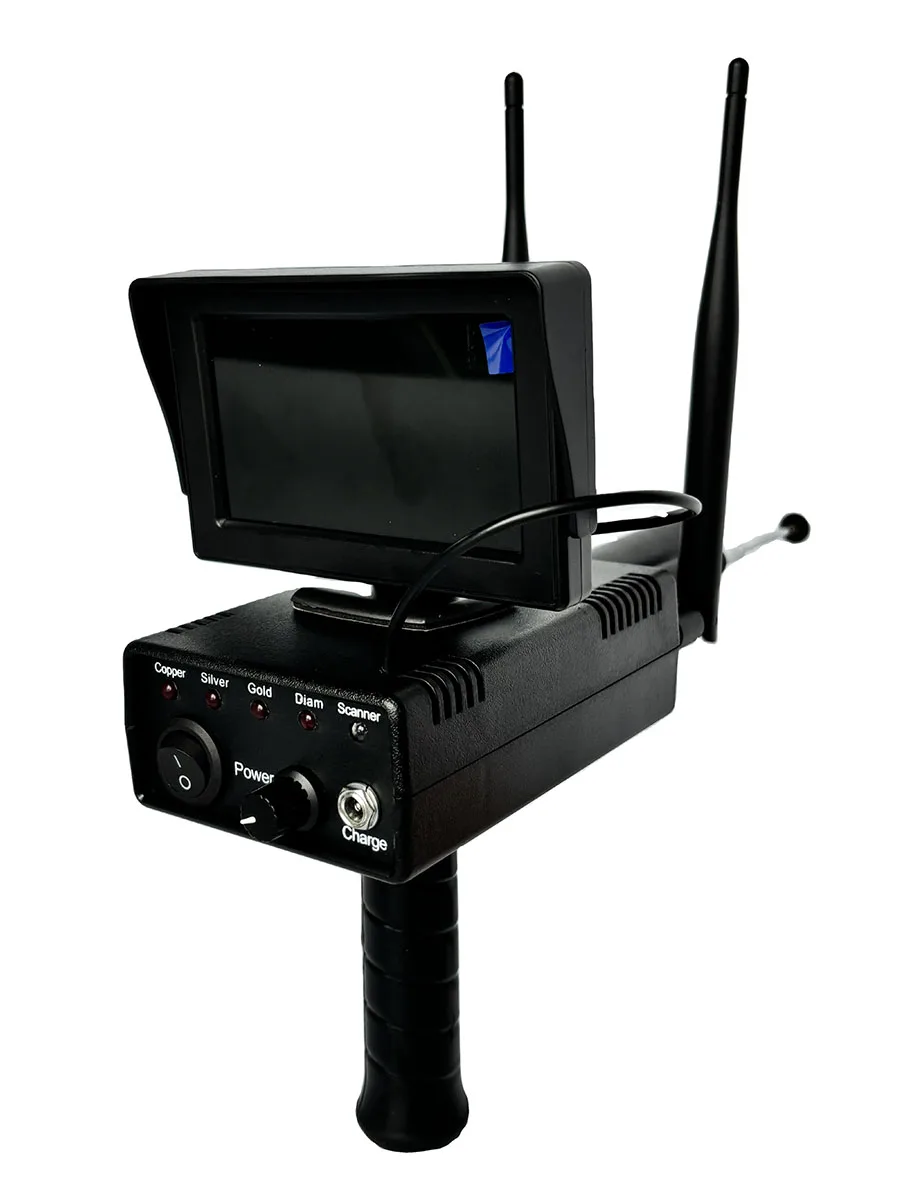 AKS Plus 3D Underground Metal Detector – Automatic Long-Range Deep Search for Gold, Silver & Diamonds