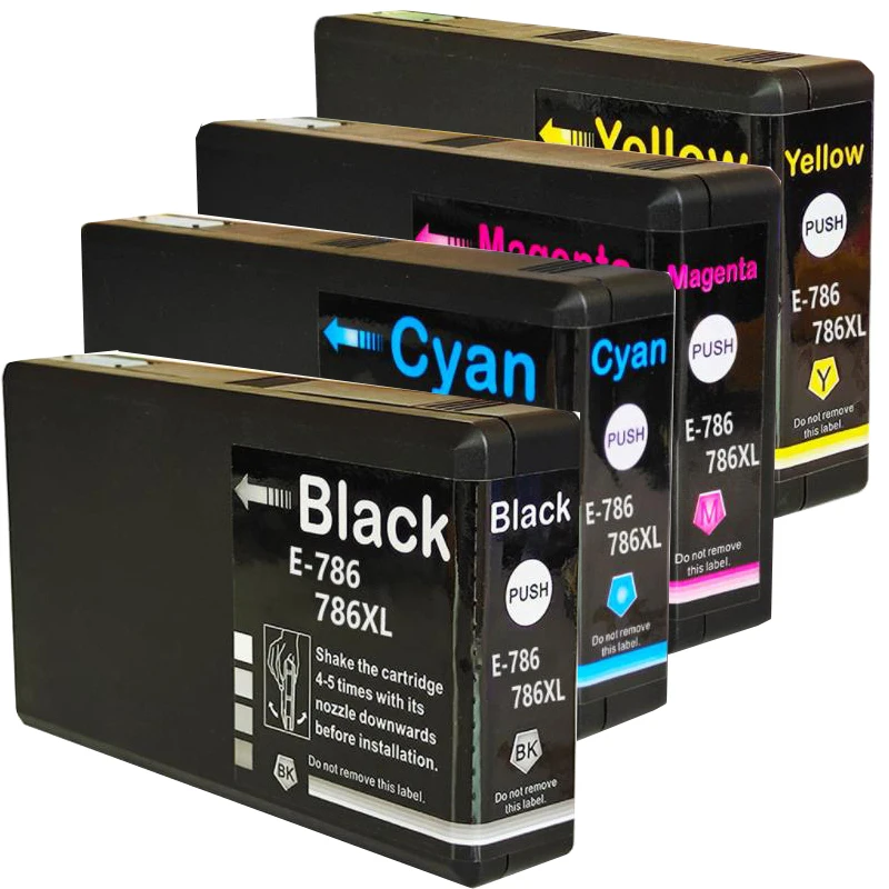 786 T786 Compatible Ink Cartridge For Epson T786 WorkForce Pro WF-4630 WF-4640 WF-5110 WF-5190 WF-5620 WF-5690 Printer