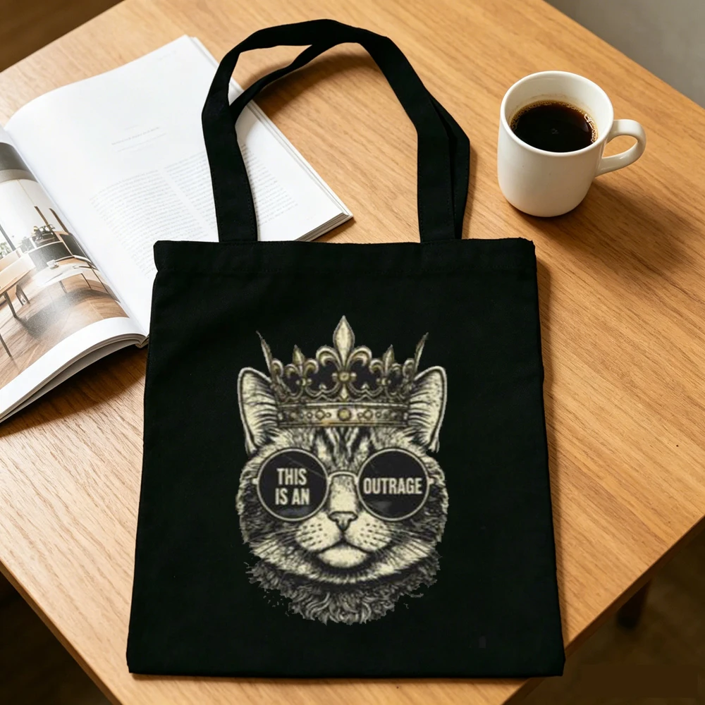 Dungeon Crawler Carl tote bag shopping personnalisable shopper bolsas de tela reusable femme