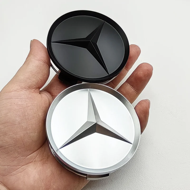 4pcs 75mm Car Wheel Center Caps Hub Caps For Mercedes Benz A B C E S GLA GLB GLC GLE GLS GLK CLS ML GL R W205 W213 Accessories