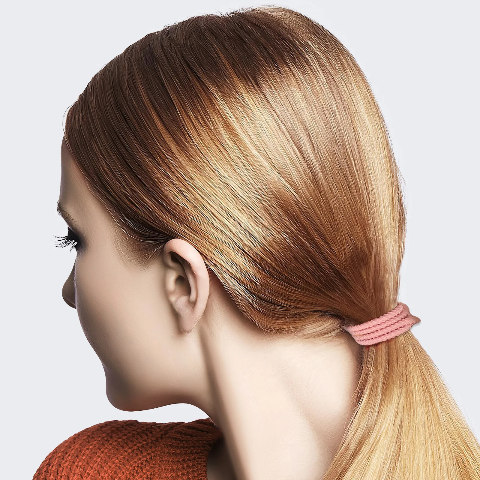 

24 шт. резинка для волос, вьющиеся галстуки, аксессуары для девочек, тканевые женские ленты