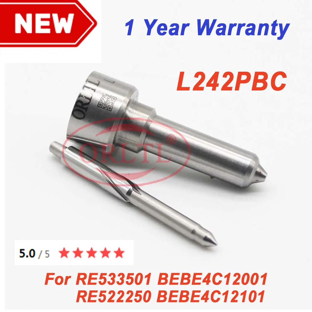 ORLTL Common rail injector nozzle L242PBC for EUI injector BEBE4C12001,RE533501