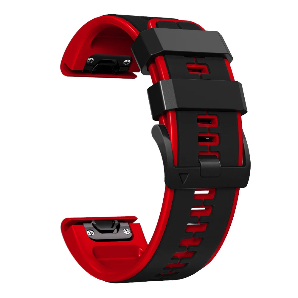 22 26mm Silicone Watchband Strap for Garmin Instinct 2X/Fenix 7 7X 6 6X Pro 5 5X Plus Epix WristStrap Replaceable Bracelet