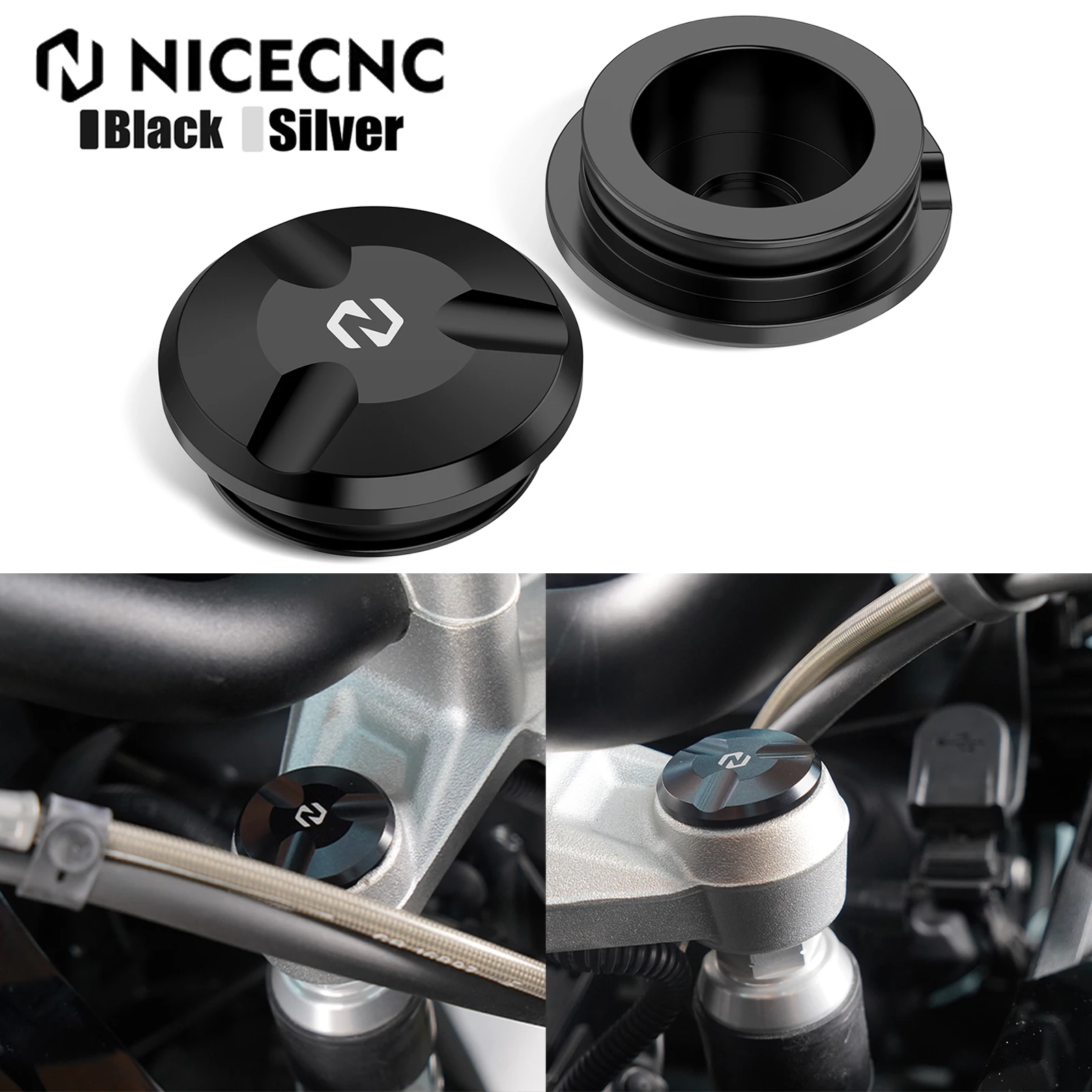 Motorcycle Front Fork Top Tube Cover For BMW R 1200 GS R 1250 GS/Adventure R 1200 R/RT R 1100 GS R 1150 GSA R 1150 R R850R