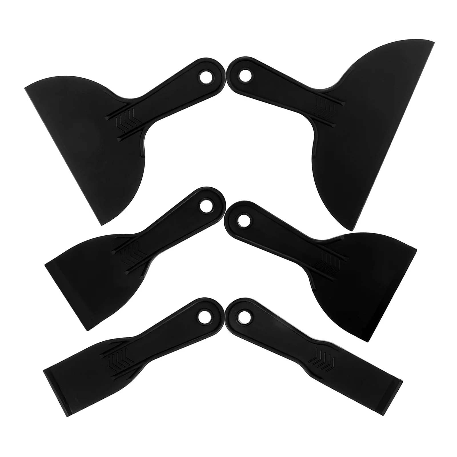 

6 Pcs Putty Knife Set Flexible Scrapers Wallpaper Smoothing Car Film Tools Easy Storage Wall Paper Kit Handicrafts Tools Cutting