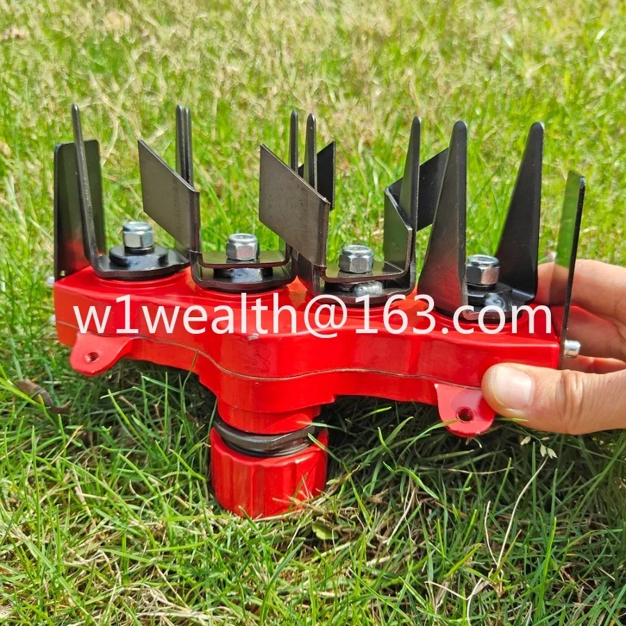 New weeding tool Multi-claw rake grass head cutting hoe Universal accessories Weeding head hoe