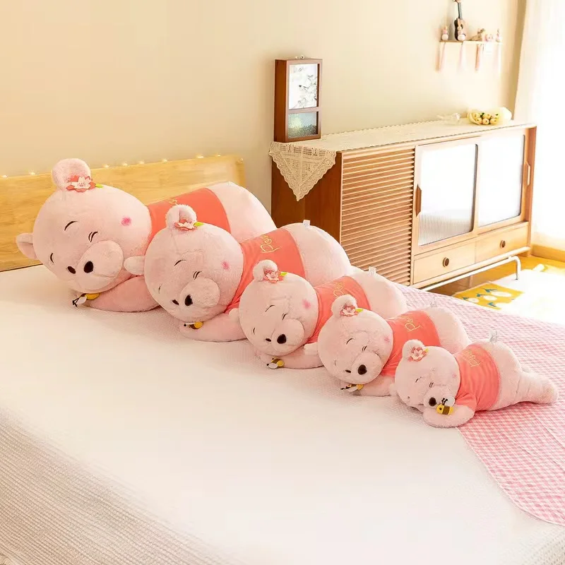 40-100CM New Disney Winnie the Pooh Bear Doll Cartoon Plush Toy Cute Anime Soft Pillow Stuffed Kawaii Children's Birthday Gift