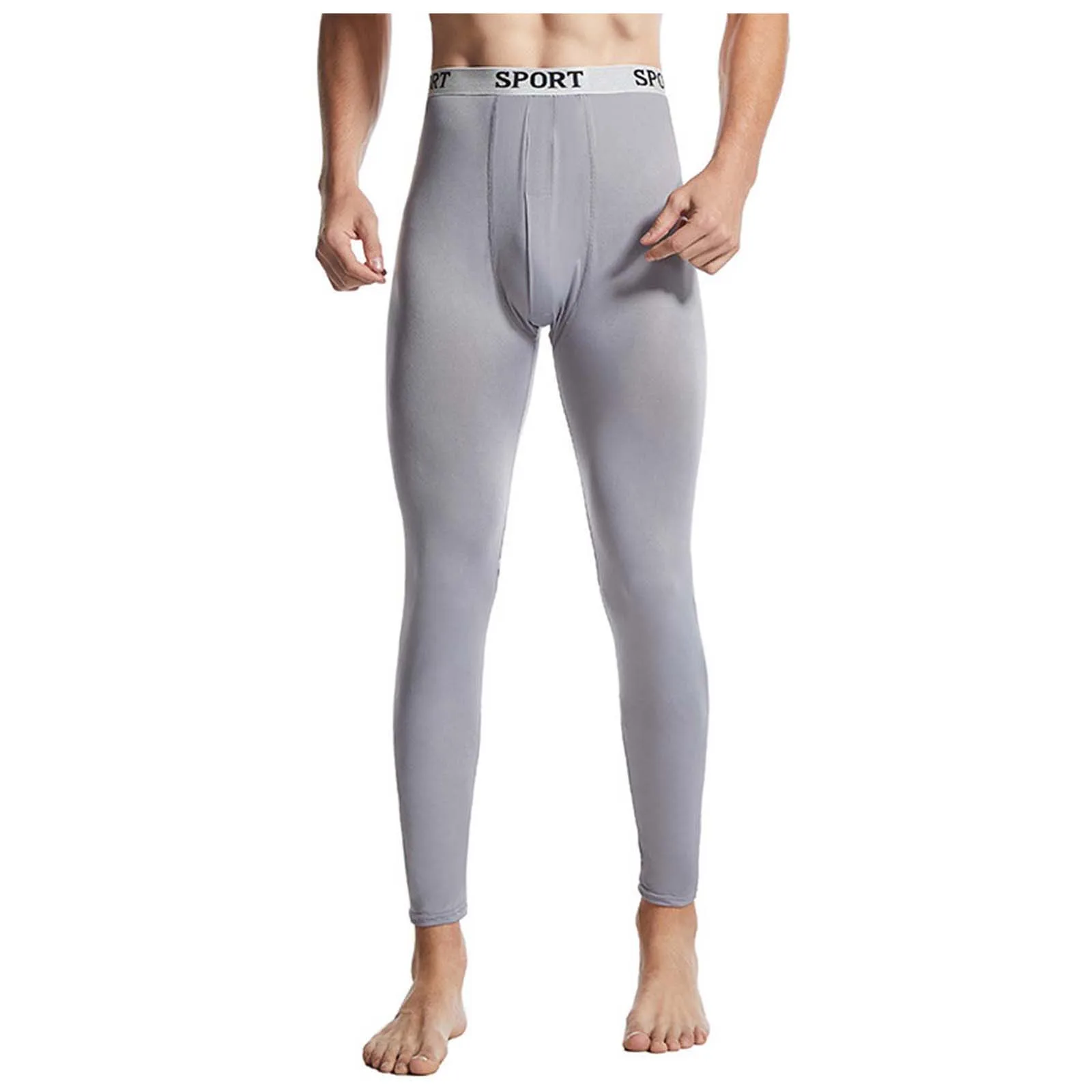 

Comfortable Undies for Men Men's Leggings Solid Color Close Fitting Warm Winter Bottoming Trousers Mens Underwear Sexy Thong