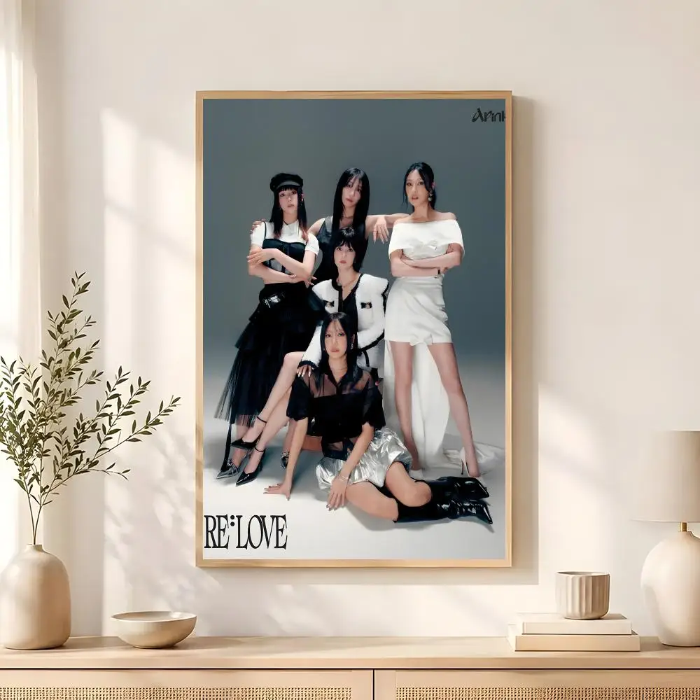 K-pop Group Apink Poster Poster Self-adhesive Art Waterproof Paper Sticker Coffee House Bar Room Wall Decor - view 5