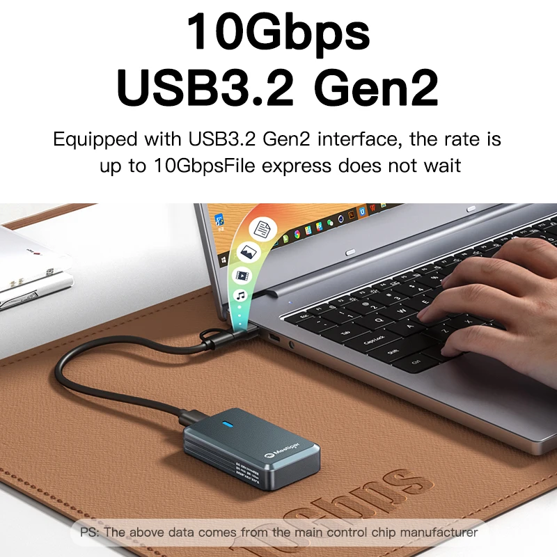 Meetiger กล่องเก็บ 2230 M.2 NVMe SSD 10Gbps ประเภท C ฮาร์ดไดรฟ์ภายนอก M.2 SSD อะแดปเตอร์สําหรับอุปกรณ์เสริมคอมพิวเตอร์