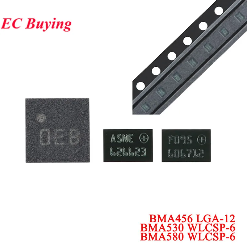 1Pc-10Pcs BMA456 LGA-12 BMA530 BMA580 WLCSP-6 16-bit Digital Triaxial Three-axis Accelerometer Chip