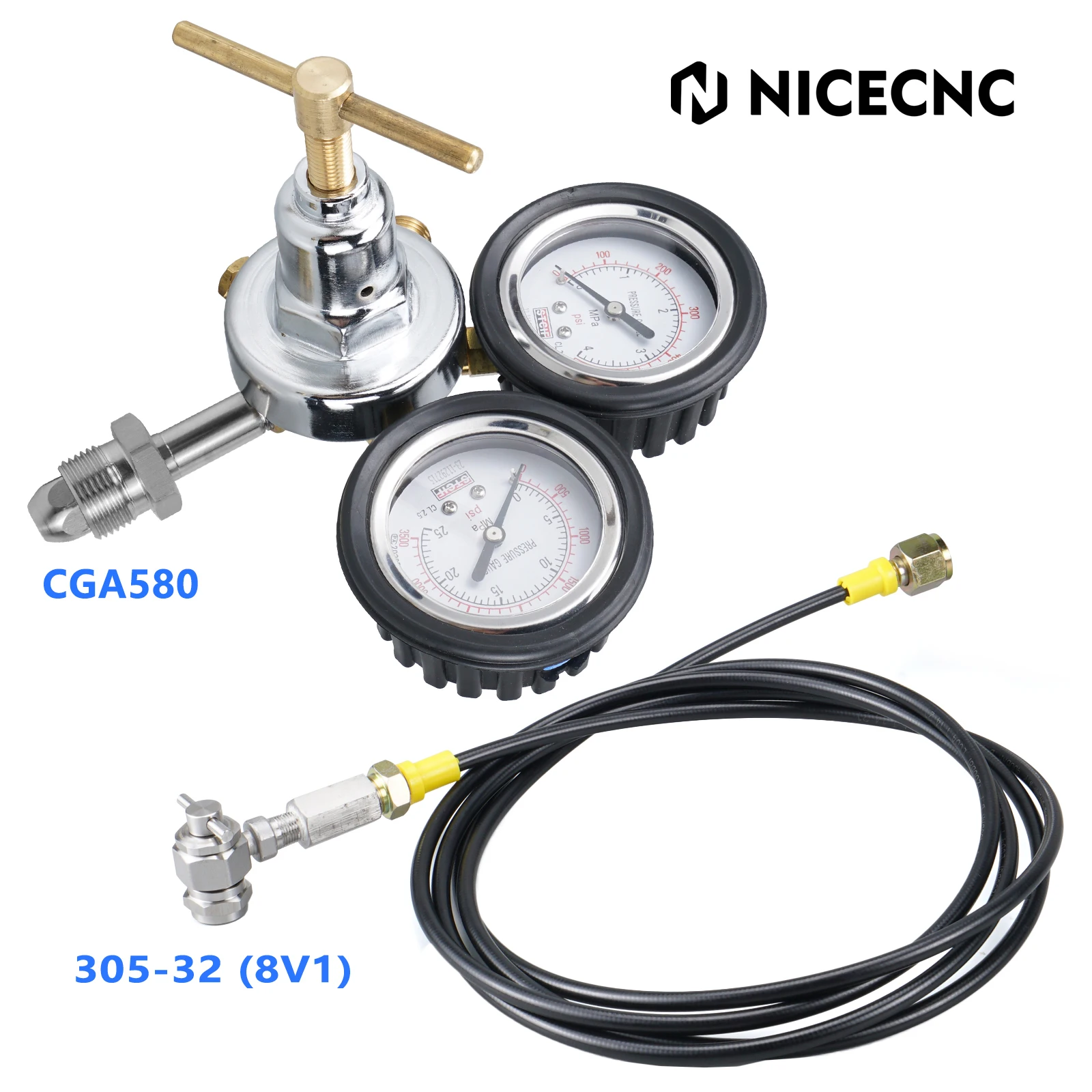 

3500 фунтов на квадратный дюйм UTV, набор инструментов для заполнения азота для Yamaha YZF Raptor 700 Polaris RZR Honda Kawsaki Suzuki CanAm Arctic Cat