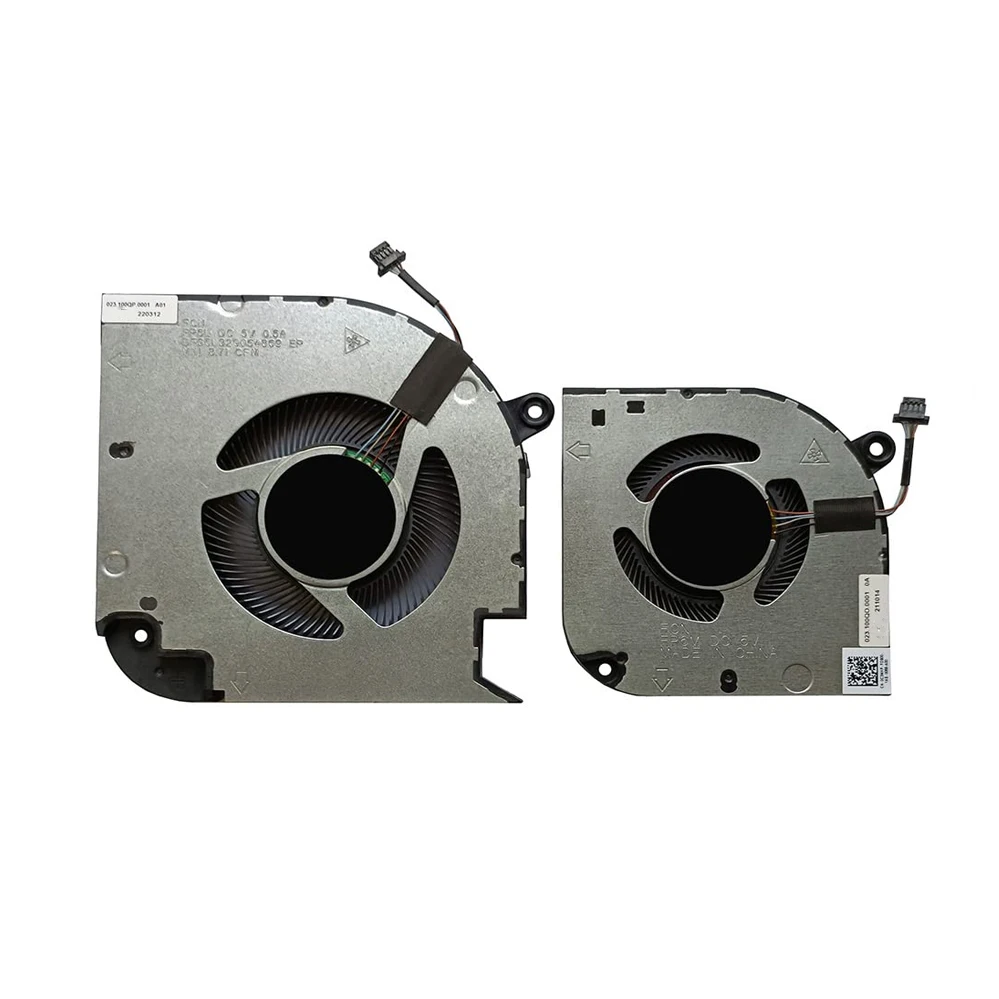 CPU GPU Fan For DELL For Inspiron 16 Plus 7620 GeForce RTX 3060 0C3MKP C3MKP 0V7P3C V7P3C DFS5L32G064869 FP6L BN6509S5H-000P