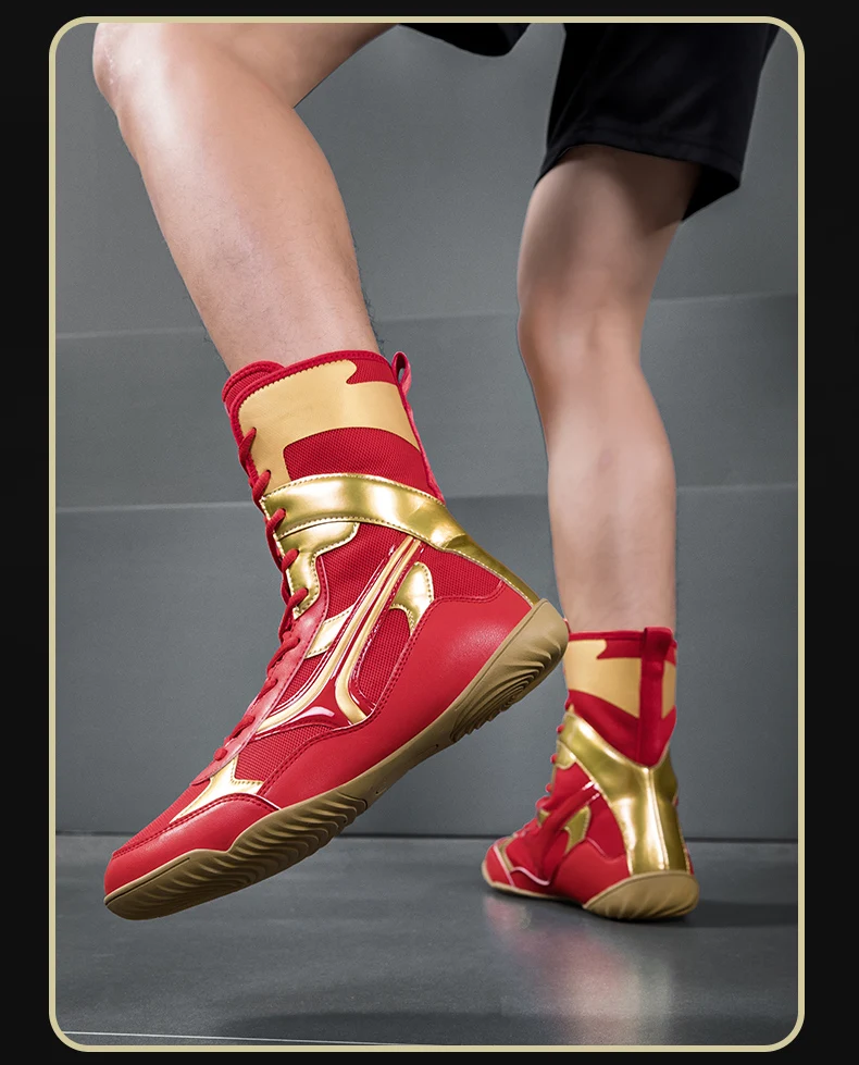 Classic Brand Unisex Designer Boxing Shoes Fitness Equipment Training Shoes Couple Wearable Fighting Shoes