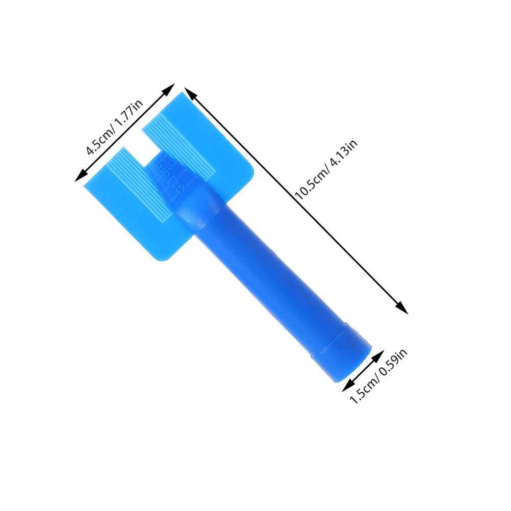 6pcs Glass Glue Gun Nozzle Plastic Sealant Dispenser Tips For Caulking Tool Narrow Space Auto Repair Silicone Applicator Nozzle