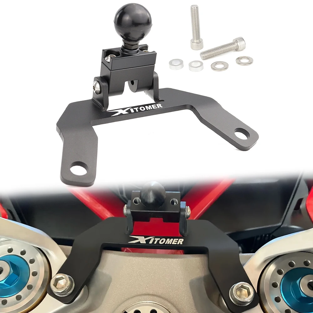 

For Ducati SuperSport 939 / S 2017-2020 SuperSport 950 / S GPS Navigation Plate Bracket Motorcycle Steering Mount Phone Stand