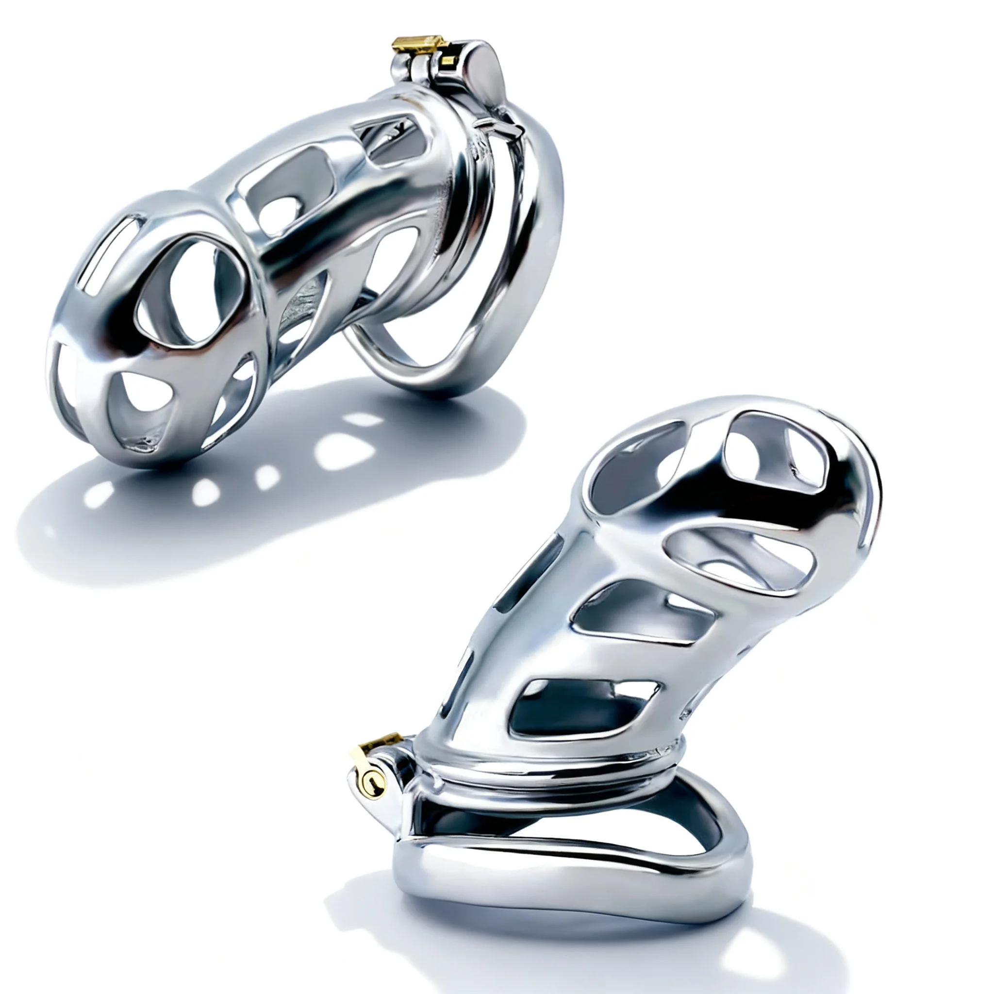 SXM  Stainless Steel Mamba Chastity Device Sissy Cock Cages Penis Rings Metal Chastity Belt Adult Goods Sex Toys For Men Gay 18+