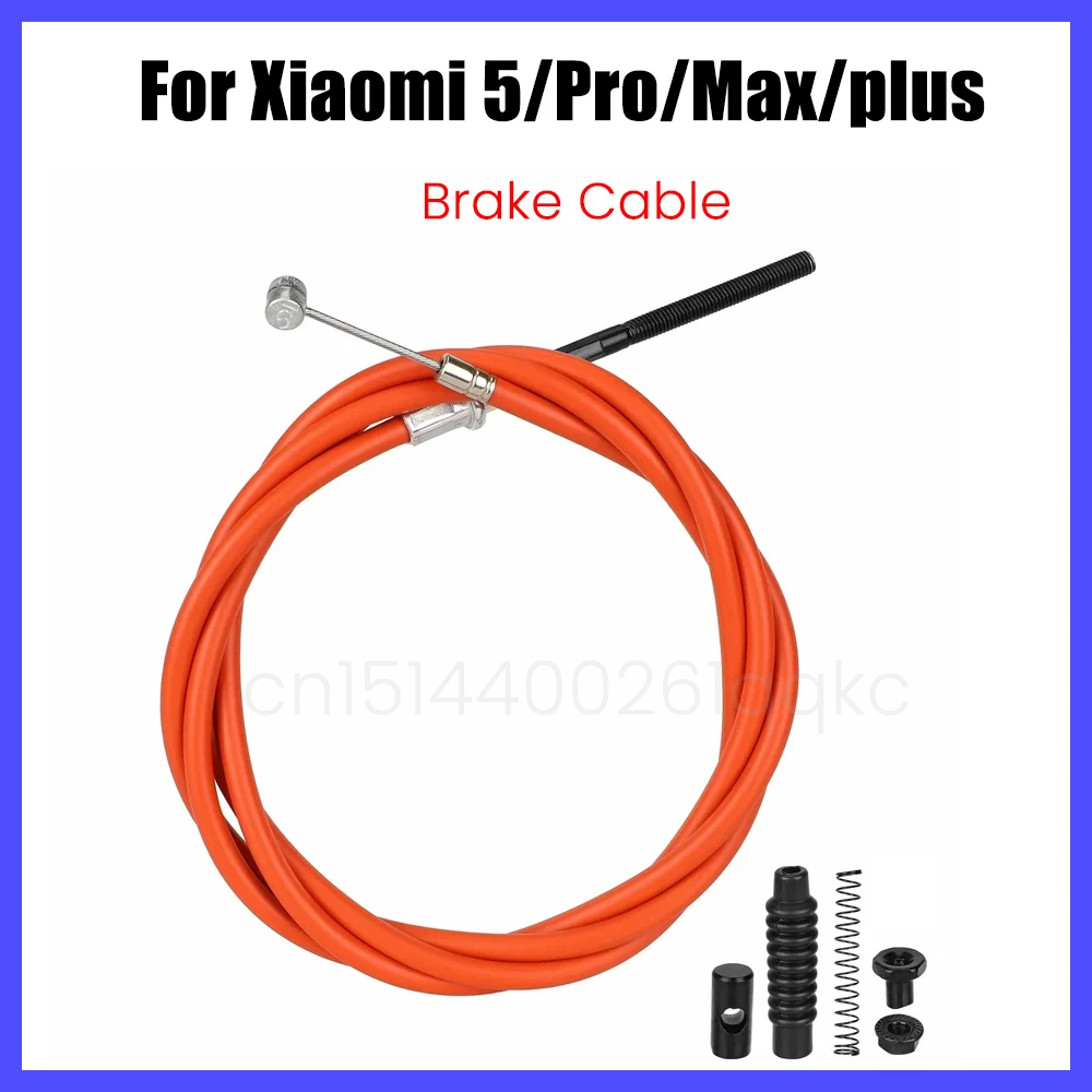 

Orange Drum Brake Cable for Xiaomi 5/ 5 Pro / 5 Max / 5 Plus Electric Scooter Brake Pull Control Line Replacement Spare parts
