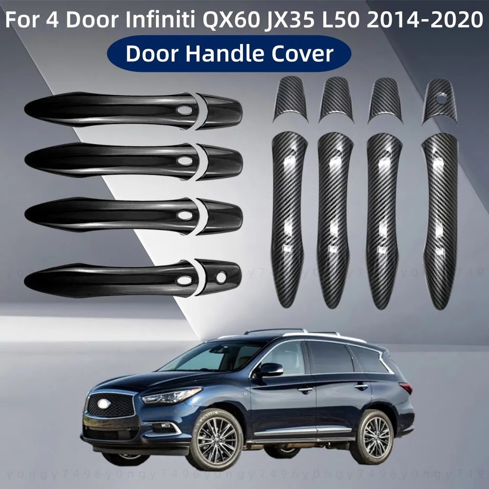 

Аксессуары для обновления автомобиля, автомобильные аксессуары, крышка дверной ручки, накладка в стиле пасты для 4-дверного Infiniti QX60 JX35 L50 2014 2015 2016-2020
