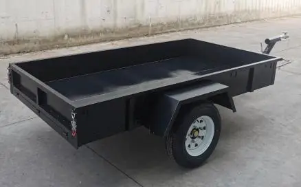 1500 kg loaded ATV small box trailer with parking brake