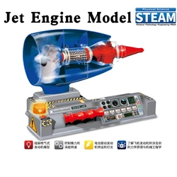 Jet aircraft engine model aero-engine turbofan principle structure simulation Science technology museum STEM toy DIY assembl kit