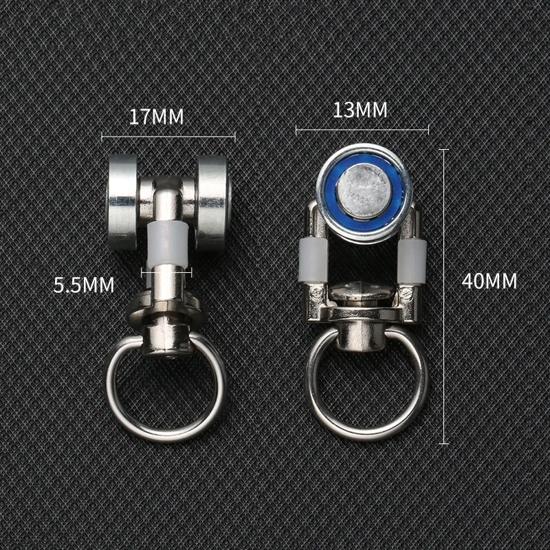 10PCS Curtain Track Glider Ceiling Sliding Curtain Track Hooks Drapery Rail Roller Carrier Shower Curtain Pulley Window Hardware