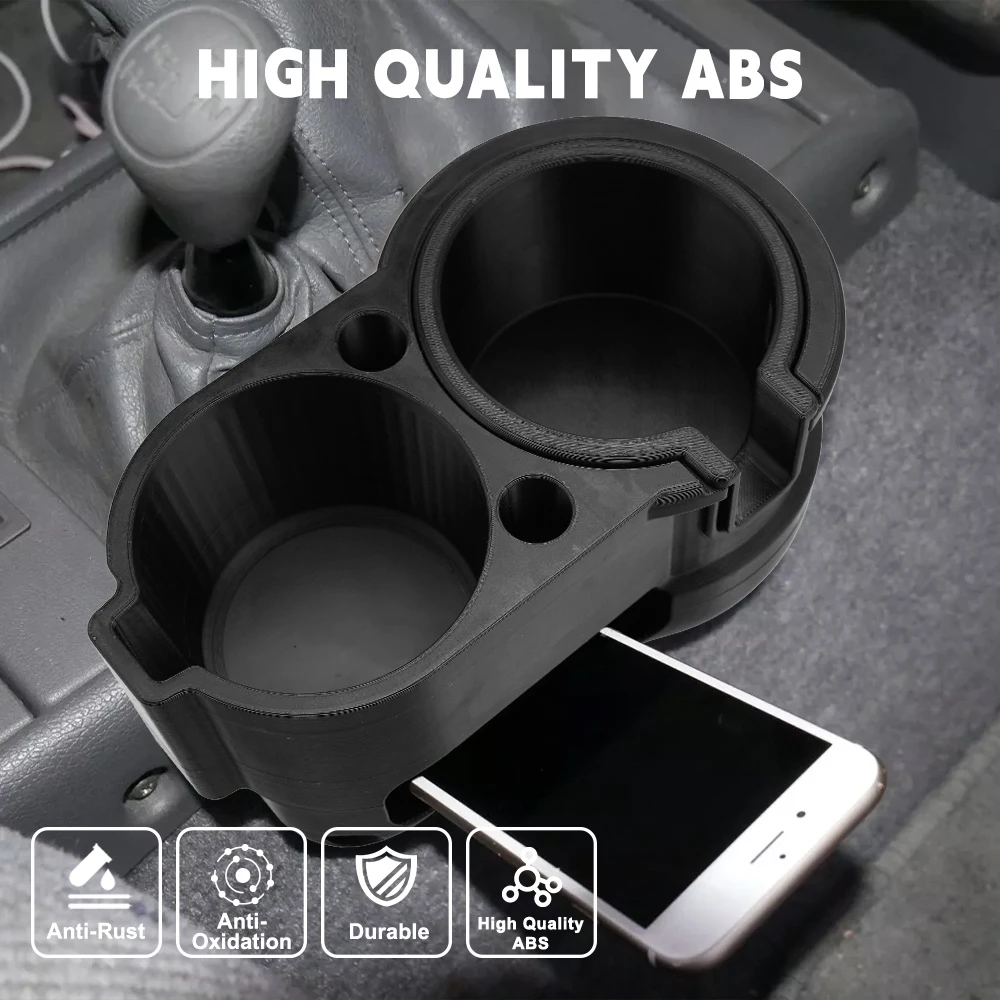 1/2 قطعة حامل الكأس المزدوج مناسبة ل 1996-2002 تويوتا عداء 4-Cup حامل اكسسوارات السيارات الداخلية