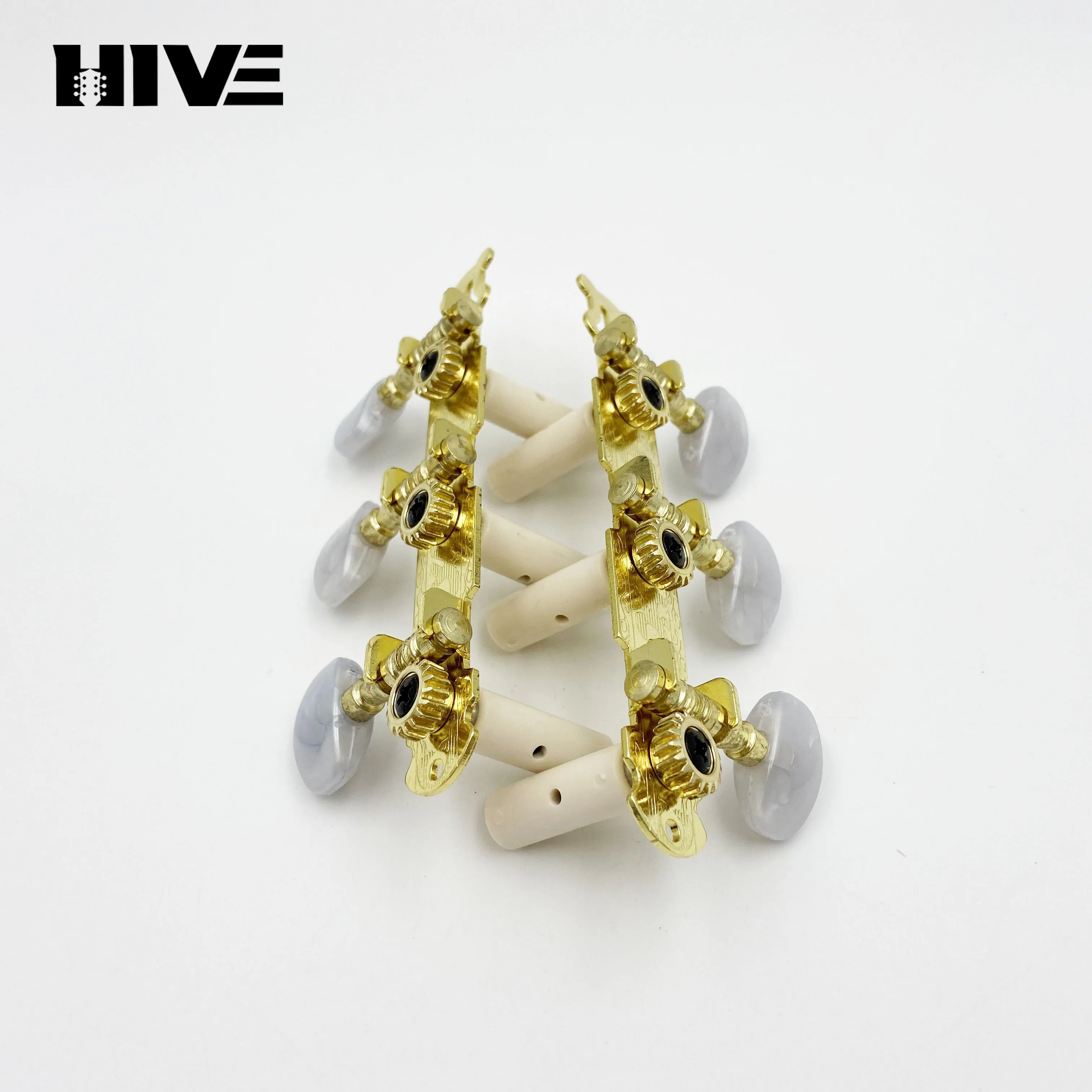 Pioli per chitarra acustica classica di alta qualità Pioli per accordatura a ponte in plastica con paletta a tre perle lunghe Accessori per chitarra