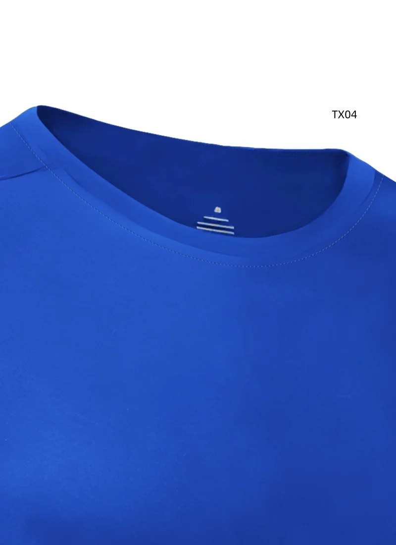 Men's short sleeve fashion casual comfortable round neck slim fit T-shirt breathable men's casual solid color T-shirt