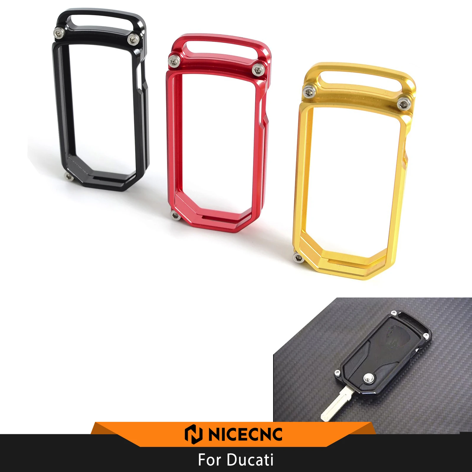 For Ducati Diavel 2011-2016 Motorcycle Key Cover Case For Ducati Multitrada 1200 /Multitrada 1200 S 2010-2014