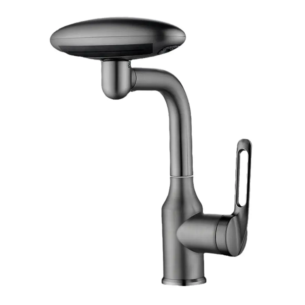 Imagem -05 - Multi Funcional Waterfall Faucet Stream Pulverizador Misturador de Água Quente e Fria Wash Tap para Bat Modos Ajustáveis Rotação 360 F3j6