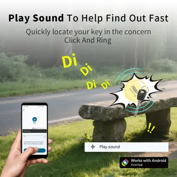 RSH Säkerhetsspårare Plånbok Bagage Koffertbox Locator Anti Loss för Android Smart Tag Fungerar med Google Find för Samsung OnePlus 10 best sales Security tool - №2