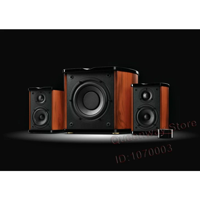 HiVi Swans M50W 2.1 Powered Bookshelf Speaker M50WS 3 Bass-midrange M-50WSUB One-way vented active subwoofer  6.5 subwoofer
