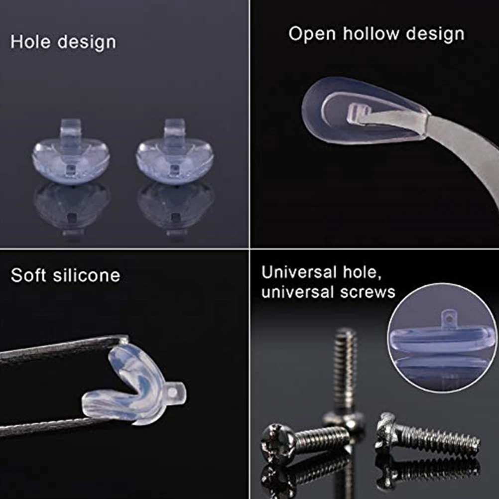 

Glasses Repair Tool Set Nose Pad DIY Bridge Eyeglass Spring Eyewear Accessories