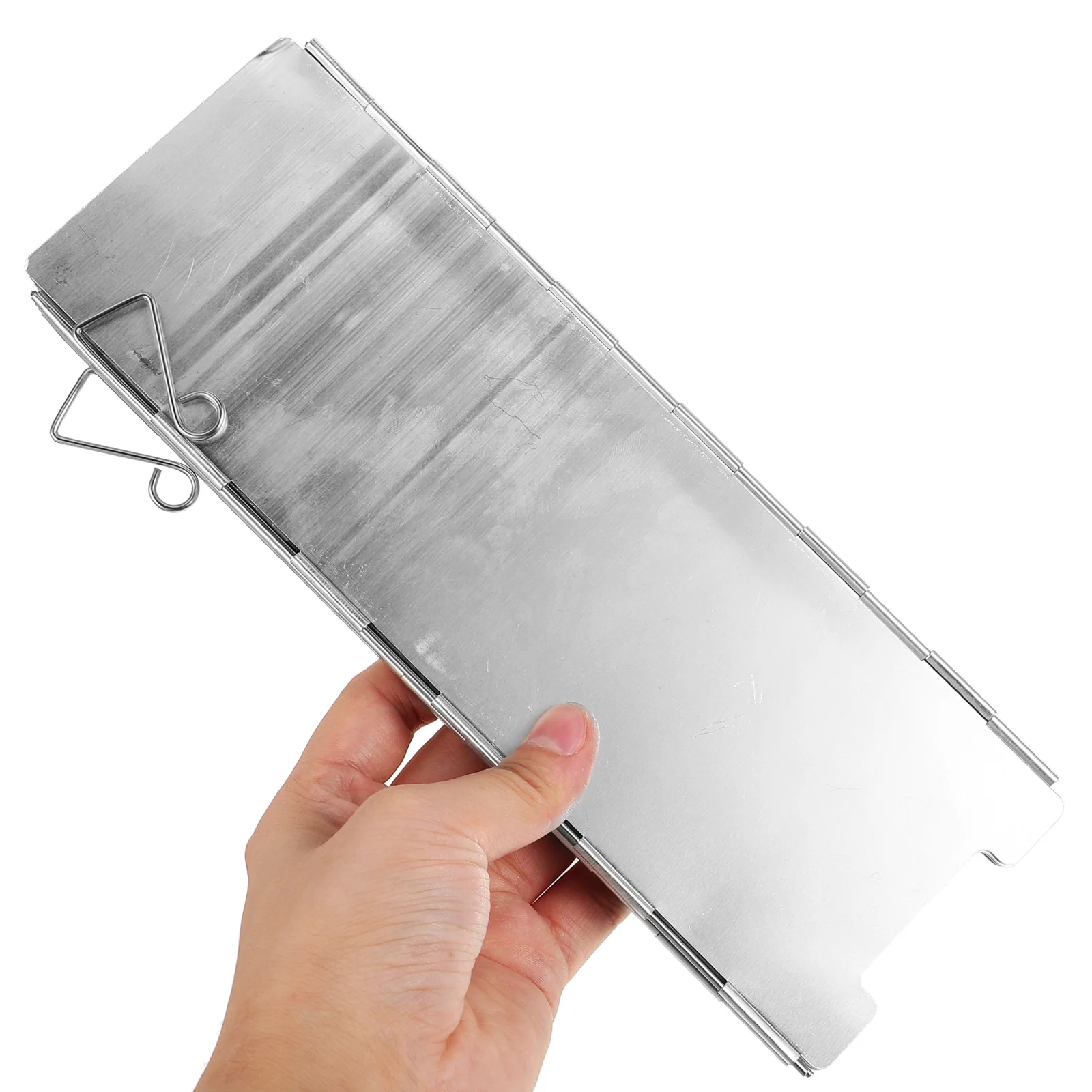 

Stove Camping Windshield Outdoor Cooking Windscreen Retractable Pegs Blocker Aluminum Alloy