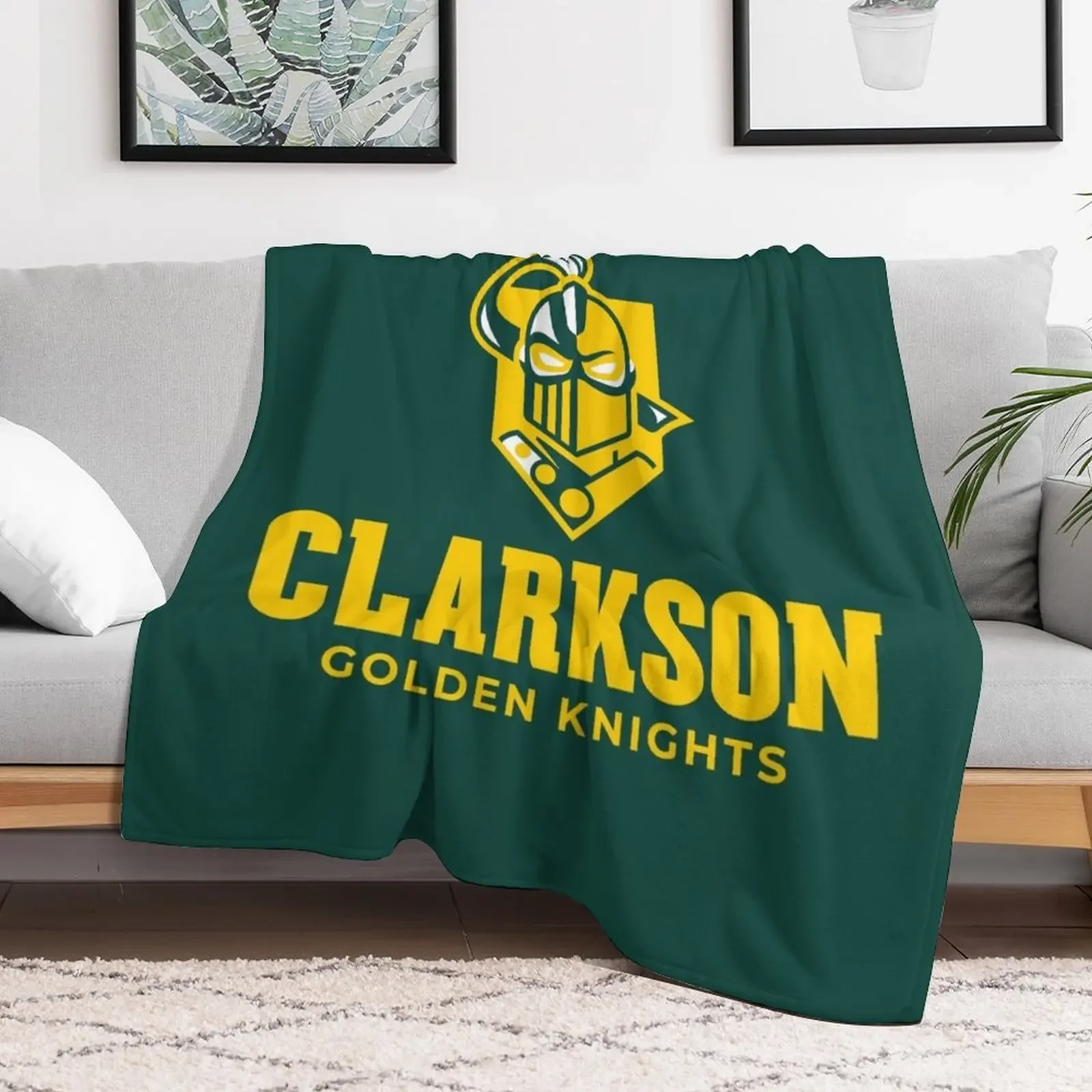 Clarkson Golden Knights Throw Blanket Warm for babies Luxury Blankets