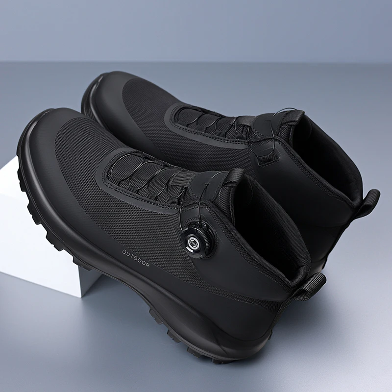 New Golf Shoes for Men Genuine Leather Golf Training Mens Black White Athletic Shoes Man Brand Golf Sneakers Man 38-44