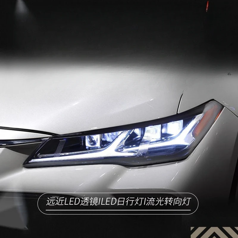 Suitable for  Toyota 18-23 Avalon Headlight Assembly Modified US Version LED Daytime Running Lights Flowing Turn Signal Lights