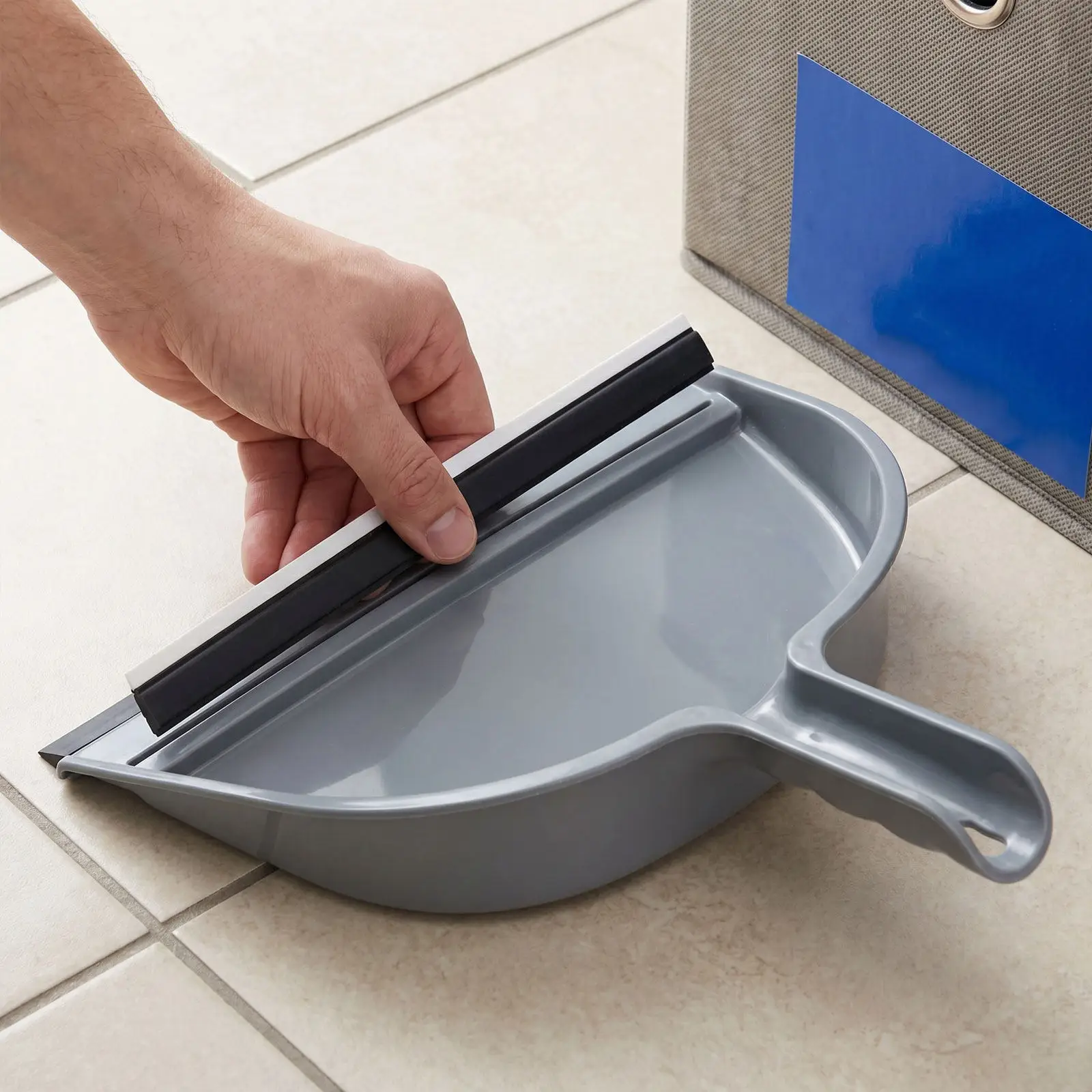 6Pcs Dustpan Rubber Lip Replacement Strip Flexible Dustpan Edge Repair Pressing Insert for Household Cleaning Supplies